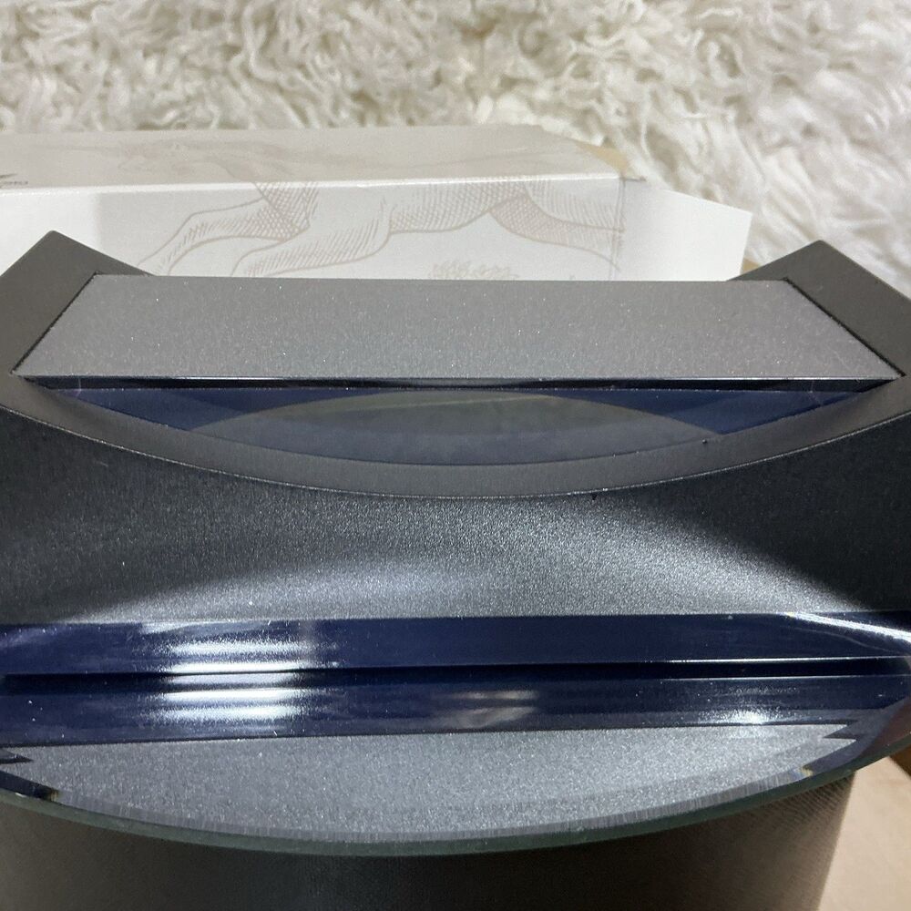 Swarovski Crystal Store Display Stand Blue Black Acrylic Speckled  Showcase